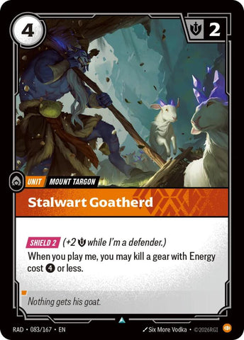 Stalwart Goatherd (Radiance)(RAD-083/167)(U)
