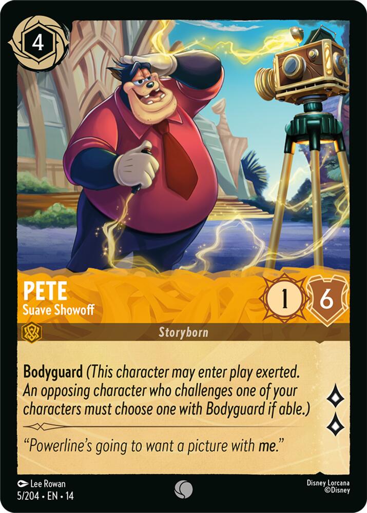Pete - Suave Showoff (Hyperia City)(14-5/204)(C)