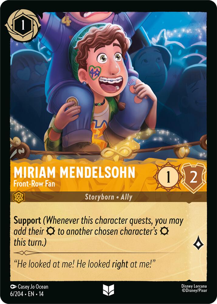 Miriam Mendelsohn - Front-Row Fan (Hyperia City)(14-6/204)(UN)