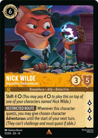 Nick Wilde - Inquisitive Harbormaster (Hyperia City)(14-11/204)(R)