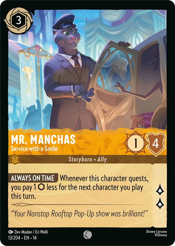 Mr. Manchas - Service with a Smile (Hyperia City)(14-13/204)(C)
