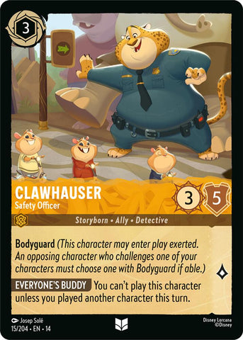 Clawhauser - Safety Officer (Hyperia City)(14-15/204)(UN)