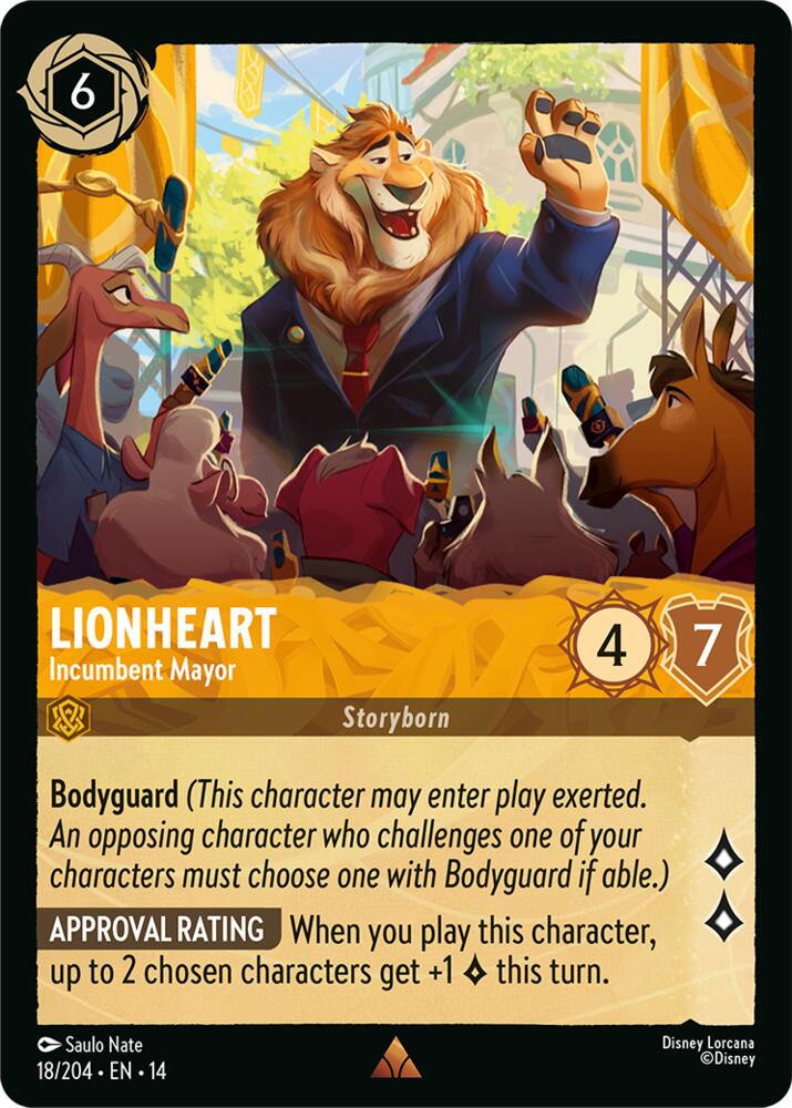Lionheart - Incumbent Mayor (Hyperia City)(14-18/204)(R)