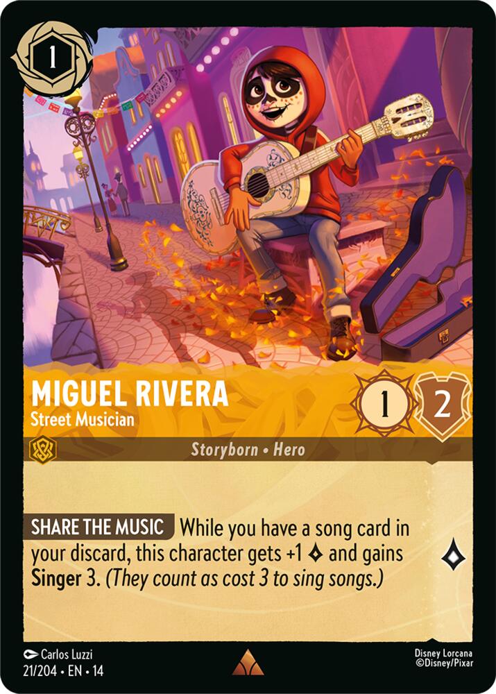 Miguel Rivera - Street Musician (Hyperia City)(14-21/204)(R)