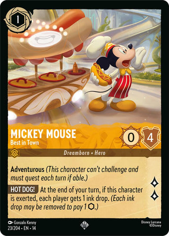 Mickey Mouse - Best in Town (Hyperia City)(14-23/204)(SR)