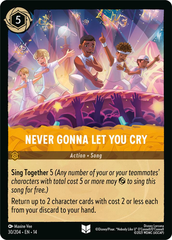 Never Gonna Let You Cry (Hyperia City)(14-30/204)(UN)