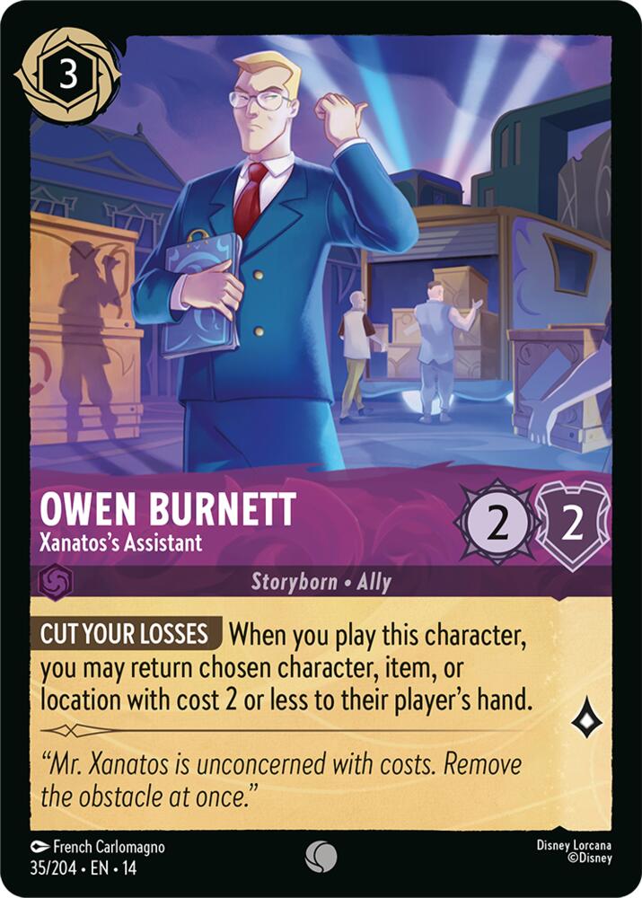 Owen Burnett - Xanatos's Assistant (Hyperia City)(14-35/204)(C)