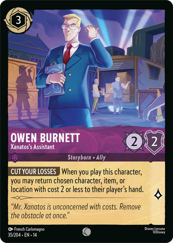 Owen Burnett - Xanatos's Assistant (Hyperia City)(14-35/204)(C)