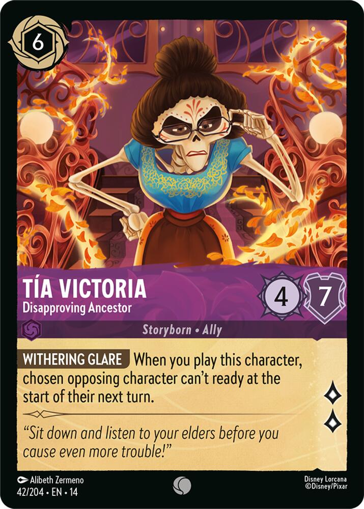 Tia Victoria - Disapproving Ancestor (Hyperia City)(14-42/204)(C)