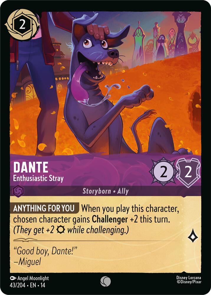 Dante - Enthusiastic Stray (Hyperia City)(14-43/204)(C)