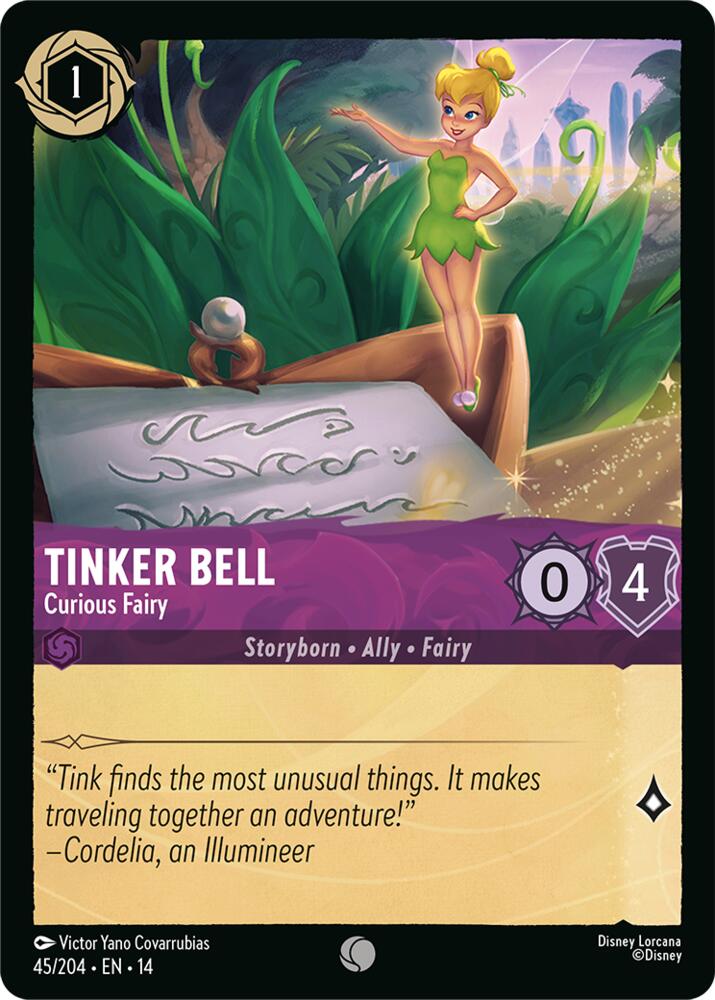 Tinker Bell - Curious Fairy (Hyperia City)(14-45/204)(C)