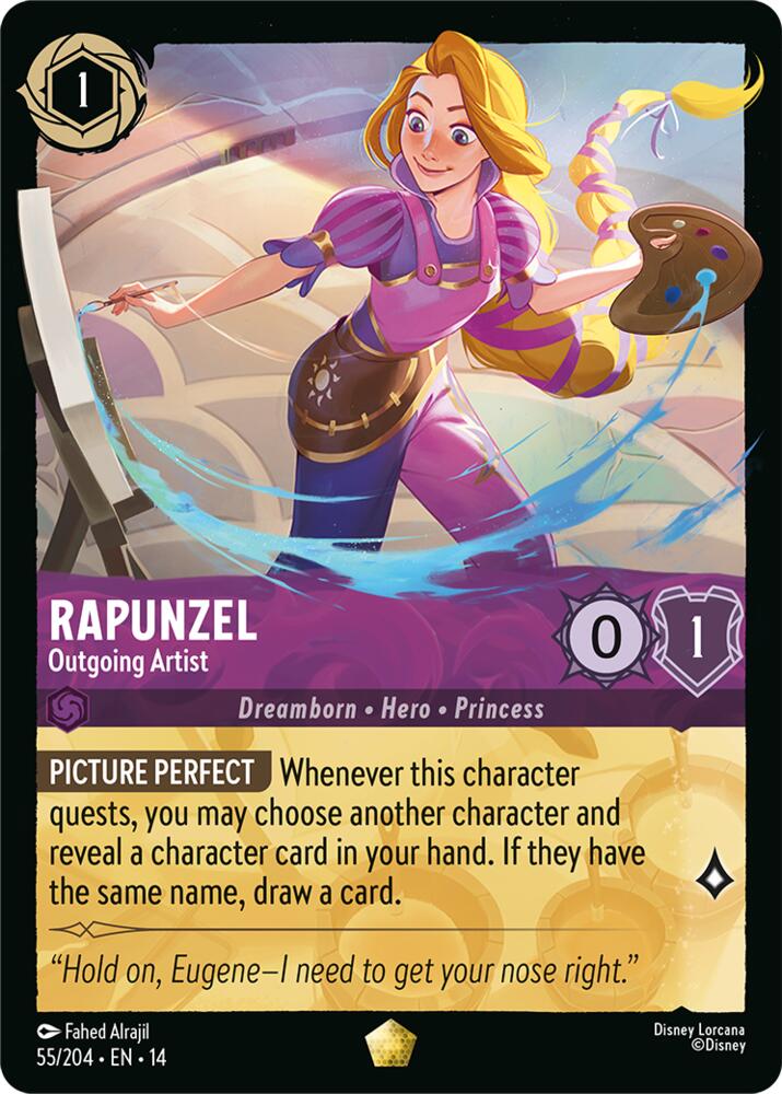 Rapunzel - Outgoing Artist (Hyperia City)(14-55/204)(L)