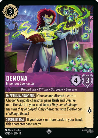 Demona - Imperious Spellcaster (Hyperia City)(14-56/204)(SR)