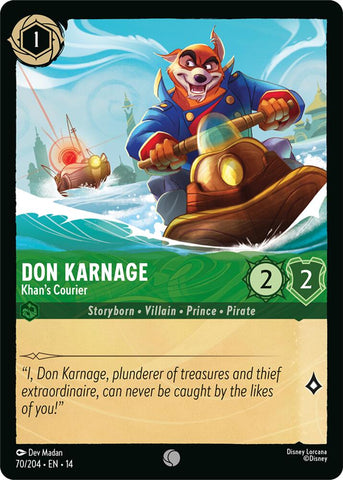 Don Karnage - Khan's Courier (Hyperia City)(14-70/204)(C)