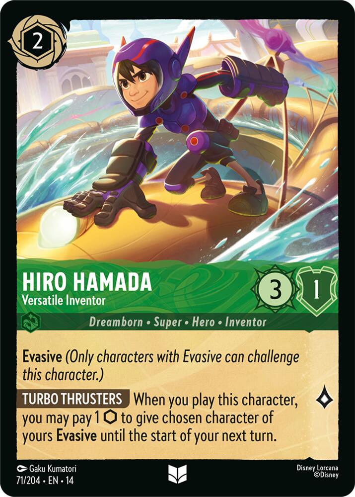 Hiro Hamada - Versatile Inventor (Hyperia City)(14-71/204)(UN)