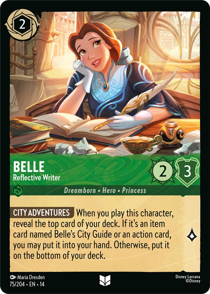 Belle - Reflective Writer (Hyperia City)(14-75/204)(UN)