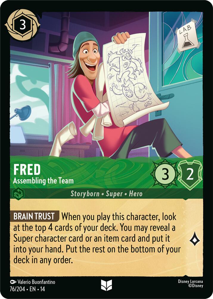 Fred - Assembling the Team (Hyperia City)(14-76/204)(UN)
