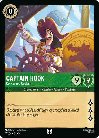 Captain Hook - Concerned Captain (Hyperia City)(14-77/204)(UN)