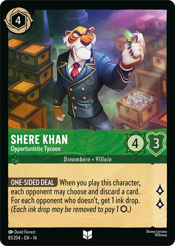 Shere Khan - Opportunistic Tycoon (Hyperia City)(14-81/204)(UN)