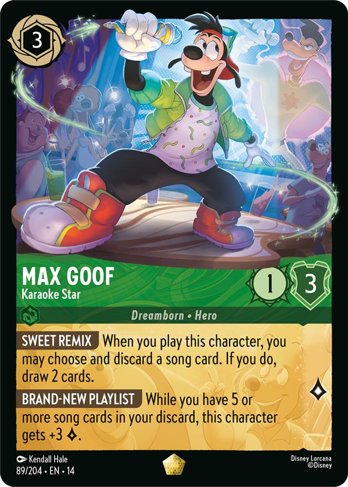 Max Goof - Karaoke Star (Hyperia City)(14-89/204)(L)