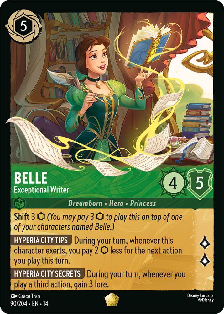Belle - Exceptional Writer (Hyperia City)(14-90/204)(L)