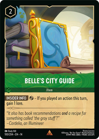 Belle's City Guide (Hyperia City)(14-100/204)(R)