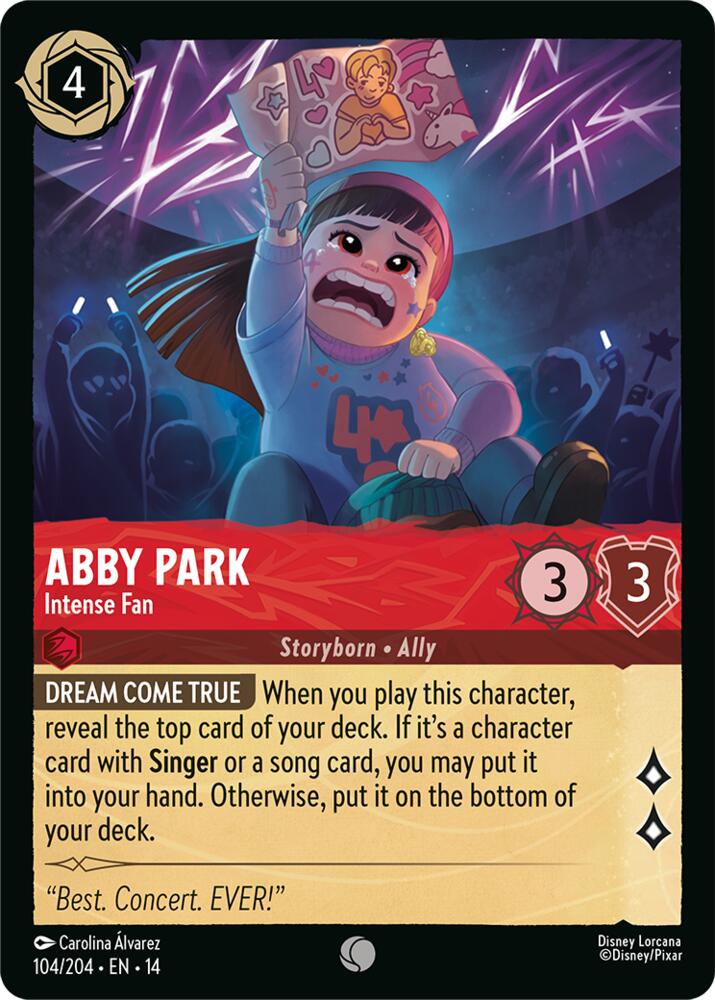 Abby Park - Intense Fan (Hyperia City)(14-104/204)(C)