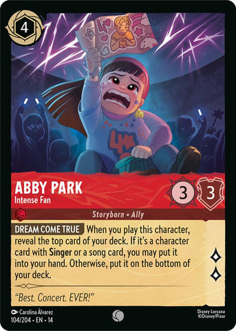 Abby Park - Intense Fan (Hyperia City)(14-104/204)(C)