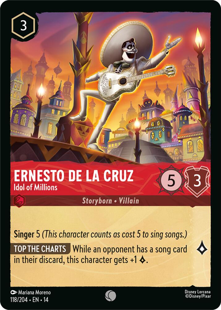 Ernesto de la Cruz - Idol of Millions (Hyperia City)(14-118/204)(C)