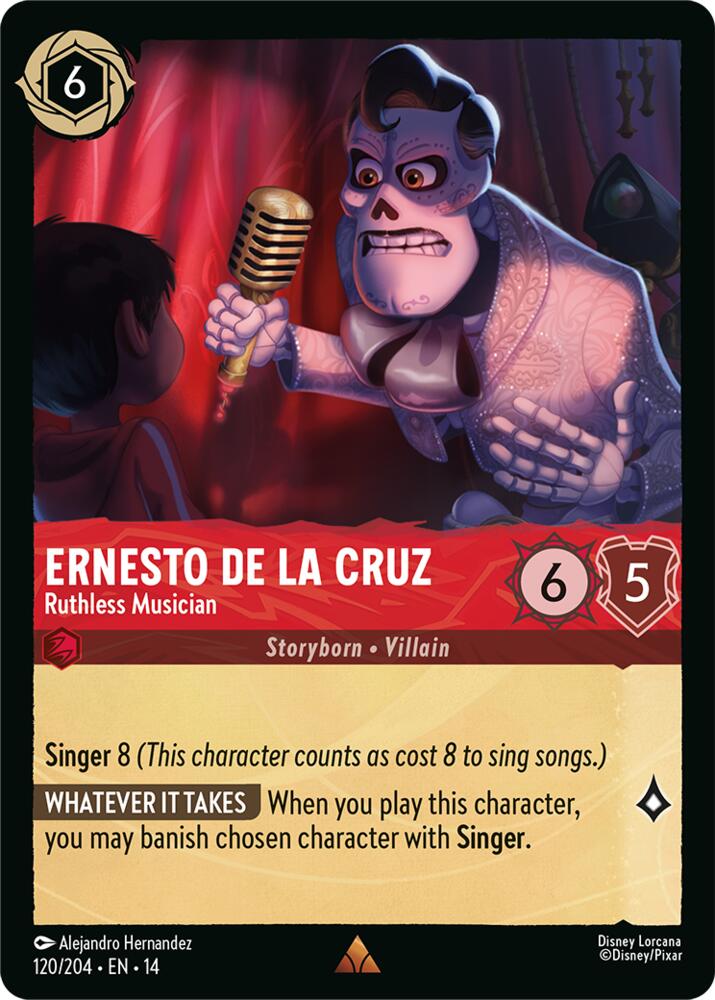 Ernesto de la Cruz - Ruthless Musician (Hyperia City)(14-120/204)(R)