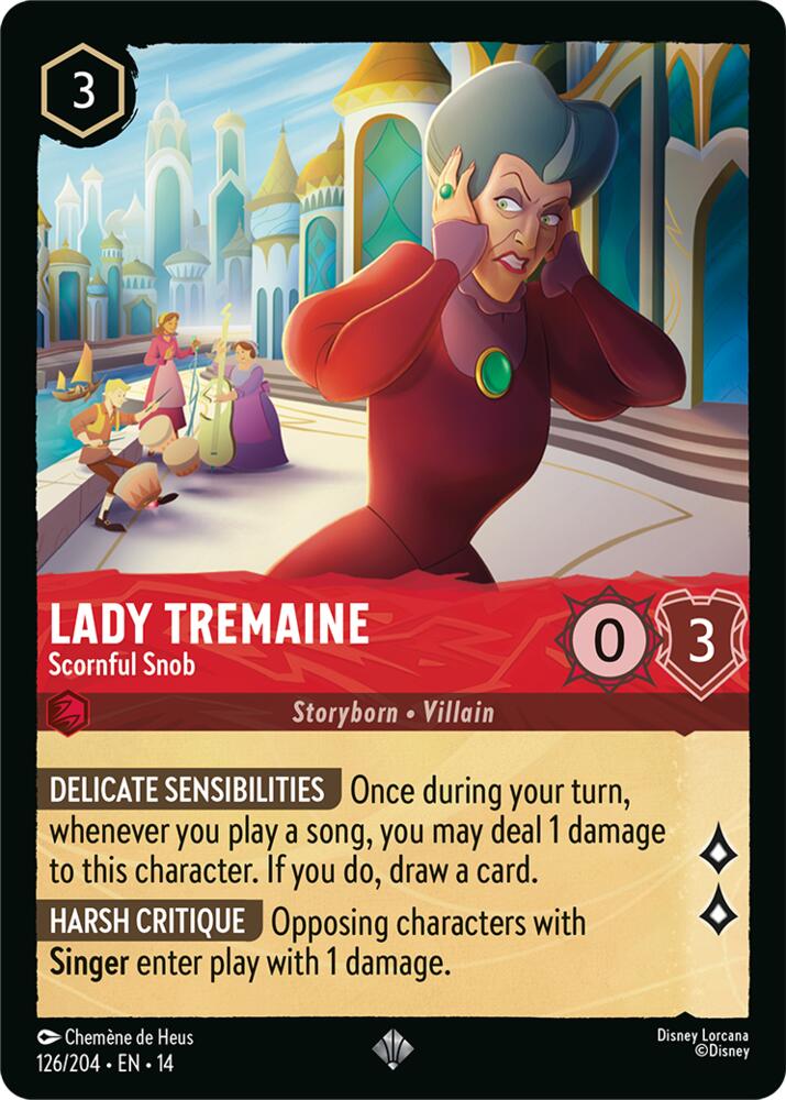 Lady Tremaine - Scornful Snob (Hyperia City)(14-126/204)(SR)