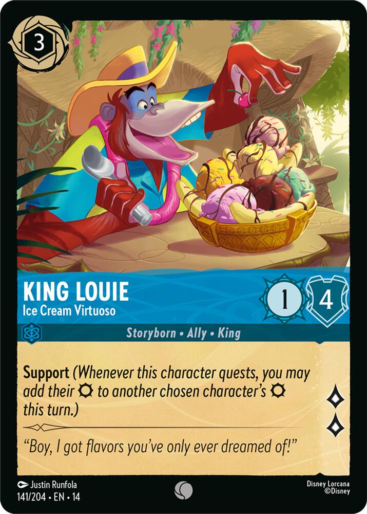 King Louie - Ice Cream Virtuoso (Hyperia City)(14-141/204)(C)