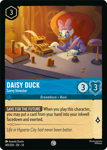 Daisy Duck - Savvy Investor (Hyperia City)(14-149/204)(C)