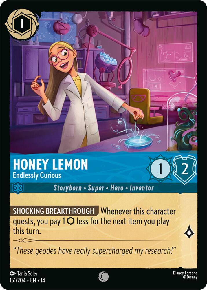 Honey Lemon - Endlessly Curious (Hyperia City)(14-151/204)(C)