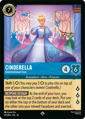 Cinderella - Unintentional Icon (Hyperia City)(14-157/204)(SR)