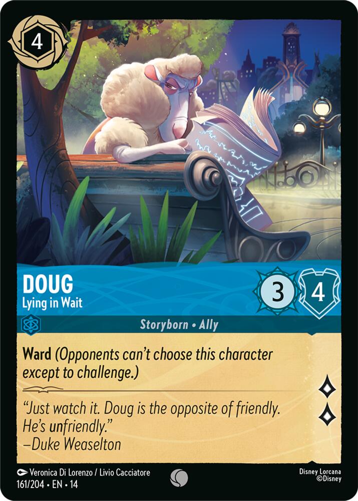 Doug - Lying in Wait (Hyperia City)(14-161/204)(C)