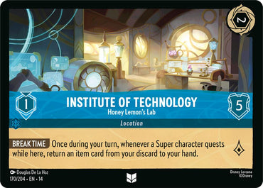 Institute of Technology - Honey Lemon's Lab (Hyperia City)(14-170/204)(UN)