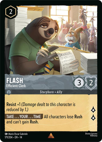 Flash - Efficient Clerk (Hyperia City)(14-171/204)(R)