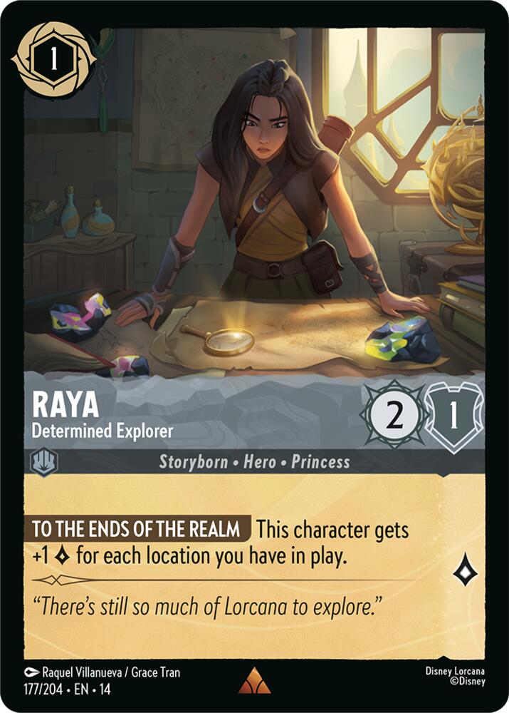 Raya - Determined Explorer (Hyperia City)(14-177/204)(R)