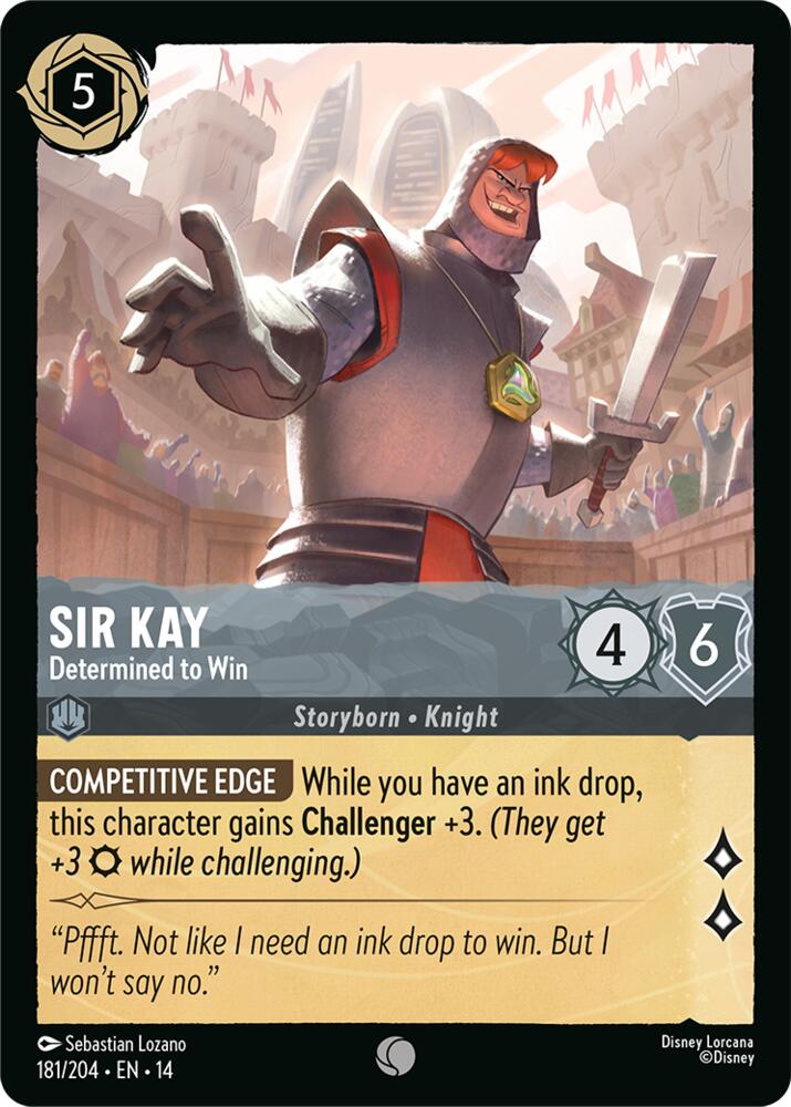 Sir Kay - Determined to Win (Hyperia City)(14-181/204)(C)