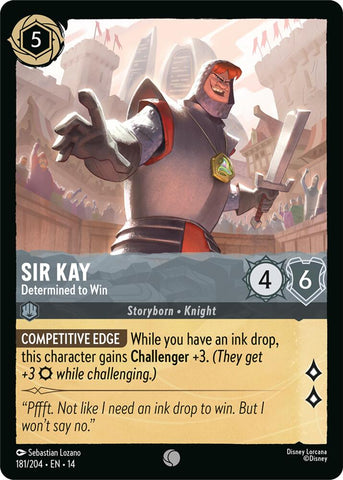 Sir Kay - Determined to Win (Hyperia City)(14-181/204)(C)