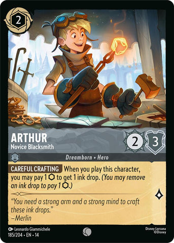 Arthur - Novice Blacksmith (Hyperia City)(14-185/204)(C)