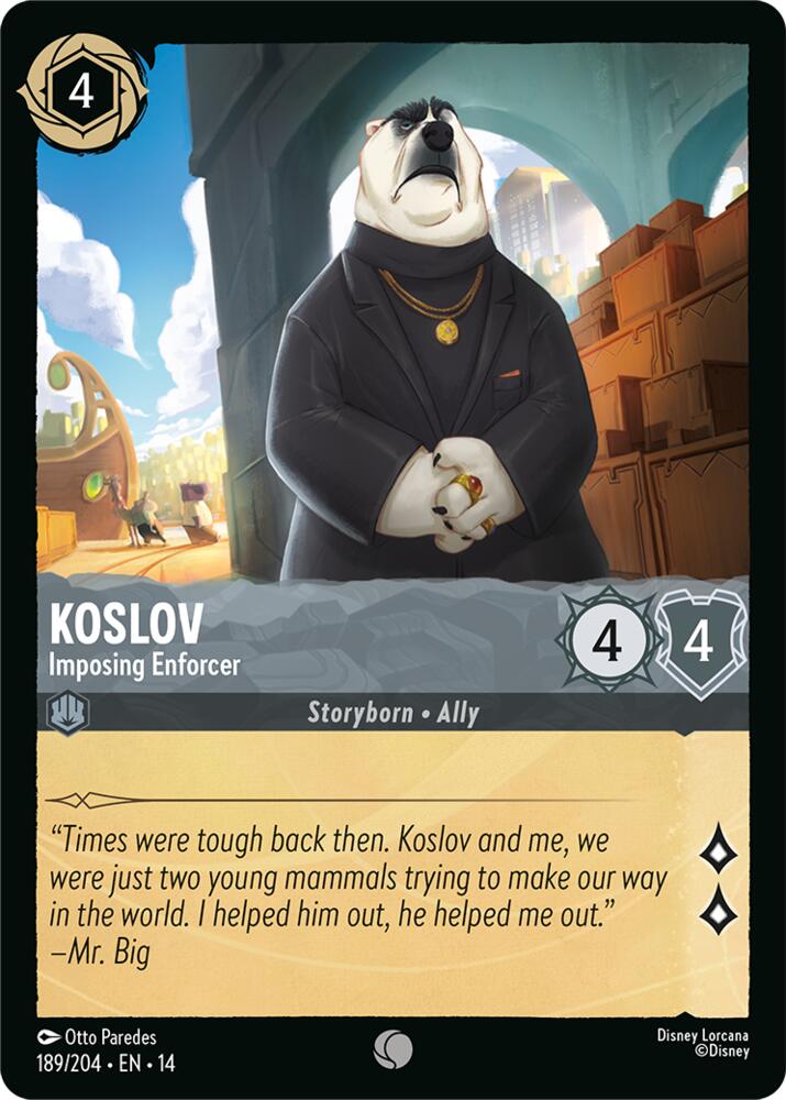 Koslov - Imposing Enforcer (Hyperia City)(14-189/204)(C)