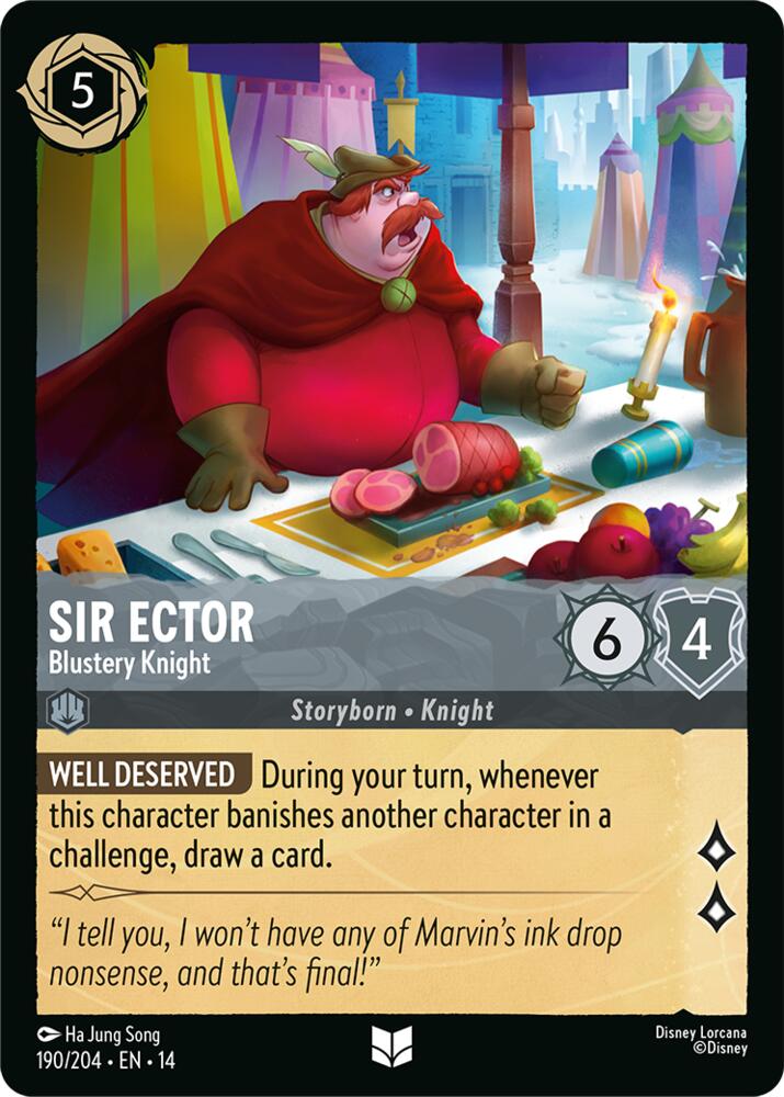 Sir Ector - Blustery Knight (Hyperia City)(14-190/204)(UN)