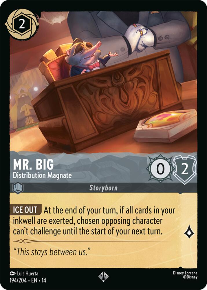Mr. Big - Distribution Magnate (Hyperia City)(14-194/204)(SR)