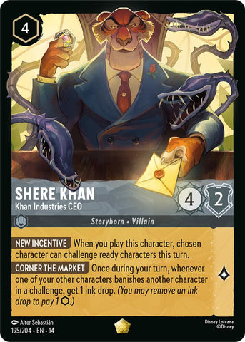 Shere Khan - Khan Industries CEO (Hyperia City)(14-195/204)(L)