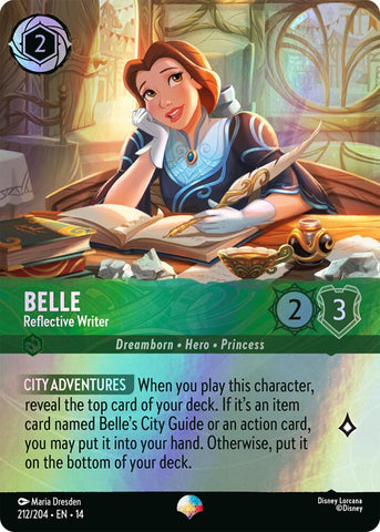 Belle - Reflective Writer (Epic) (Holofoil) (Hyperia City)(14-212/204)(EP)