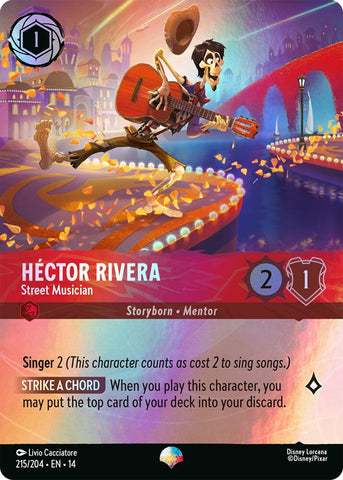 Hector Rivera - Street Musician (Epic) (Holofoil) (Hyperia City)(14-215/204)(EP)