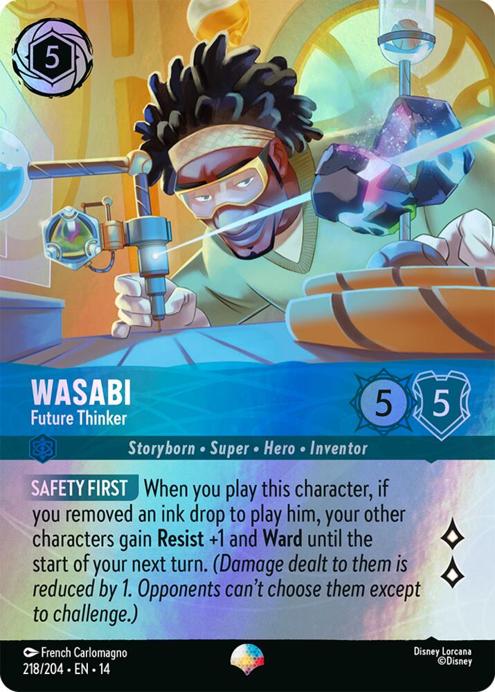 Wasabi - Future Thinker (Epic) (Holofoil) (Hyperia City)(14-218/204)(EP)
