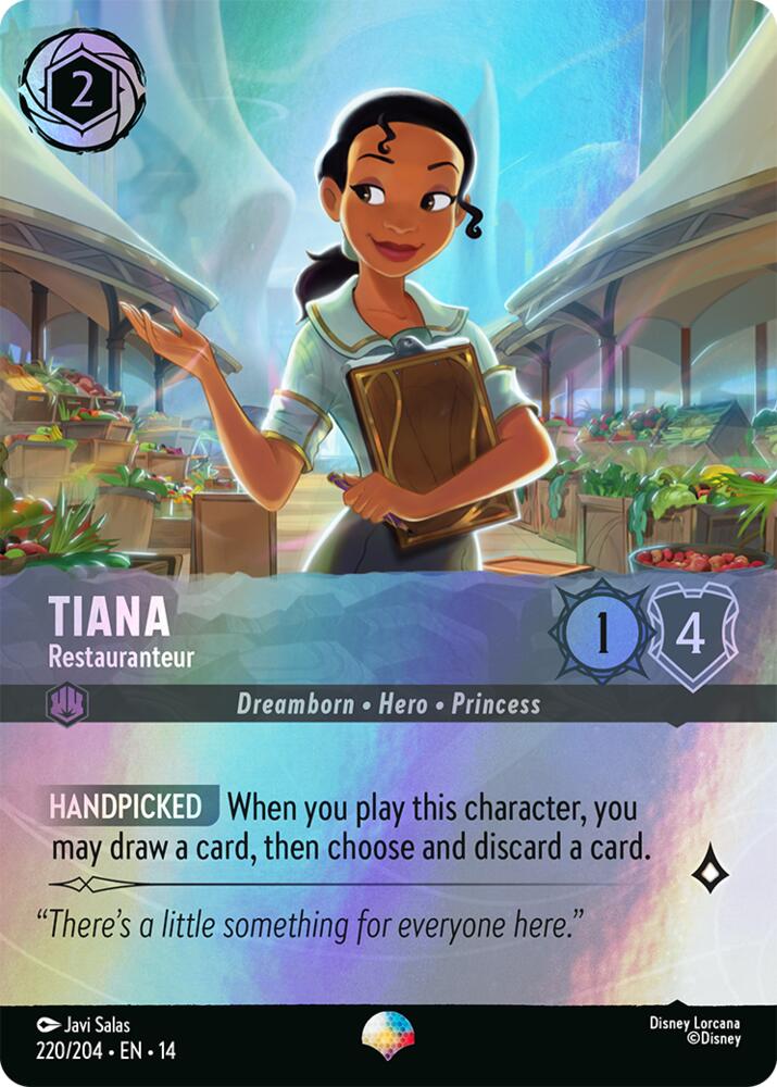 Tiana - Restauranteur (Epic) (Holofoil) (Hyperia City)(14-220/204)(EP)